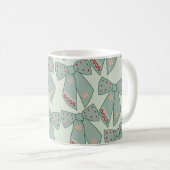 Mug Lignes vertes Sage (Devant droit)
