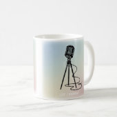 Mug Lignes vocales vintage (Devant droit)