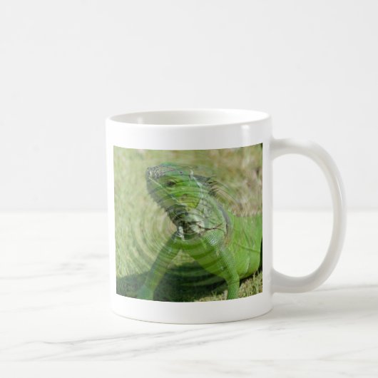 Mug L'iguane vert (Droite)