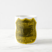 Mug Ligue de dépendance de caféine de cardiologue (Centre)