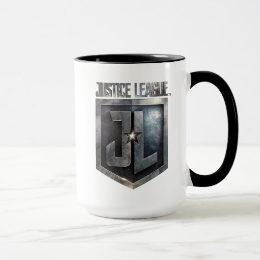 Mug Ligue de Justice | Bouclier JL métallique (Droite)
