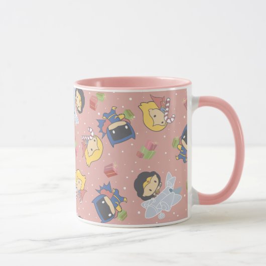 Mug Ligue de Justice Chibi Holiday Motif actuel (Droite)