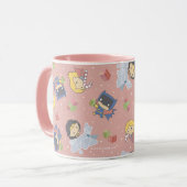 Mug Ligue de Justice Chibi Holiday Motif actuel (Devant gauche)