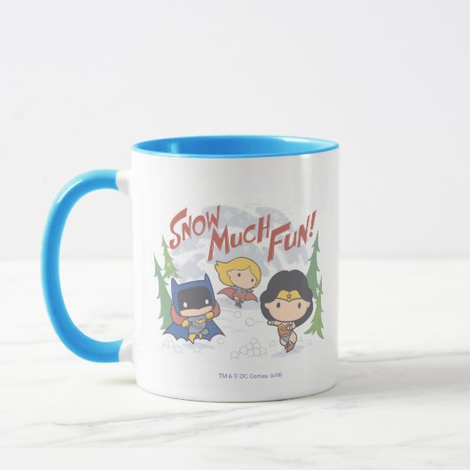 Mug Ligue de Justice Chibi Snowball combat (Gauche)