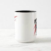 Mug Ligue de Justice | Flash Running Noir Pop Art (Centre)