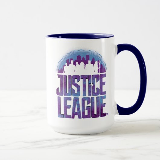 Mug Ligue de Justice | Justice League City Silhouette (Droite)