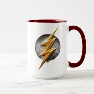 Mug Ligue de Justice Le symbole de boulon métallique