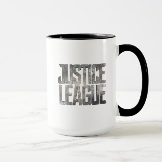 Mug Ligue de Justice | Logo métallique de la Ligue de  (Droite)