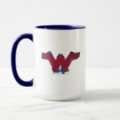 Mug Ligue de Justice | Symbole de femme Wonder brossé (Gauche)