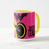 Mug Ligue de Justice | Wonder Woman Icon Silhouette (Devant droit)
