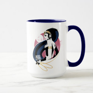 Mug Ligue de Justice Wonder Woman Profil Pop Art