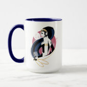 Mug Ligue de Justice | Wonder Woman Profil Pop Art (Gauche)