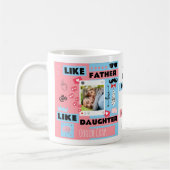 Mug Like Father Like Daughter, Oh Crap Funny Photo  (Gauche)