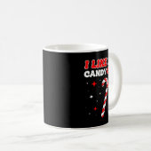 Mug Like His Candy Cane Her Peppermint Candies Christm (Devant droit)