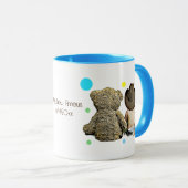 Mug Lil Cowboy et Bear Photo personnalisée (Devant droit)
