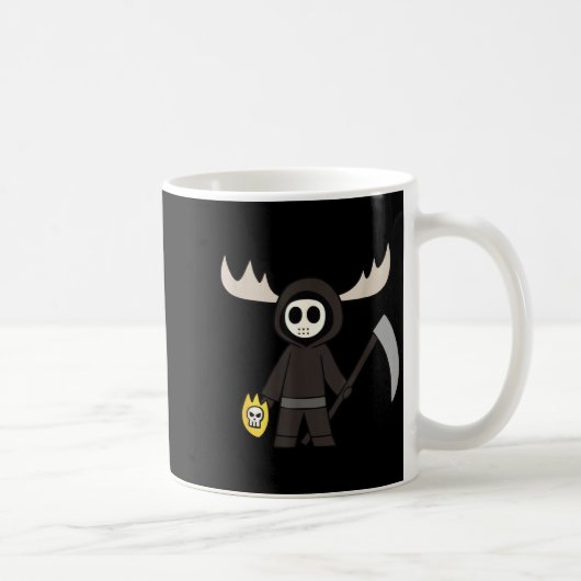 Mug Lil Doom Moose - Funny Reaper Cartoon (Droite)
