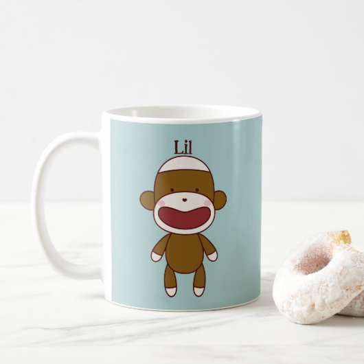 Mug Lil & Kona les singes du Sock (Avec donut)
