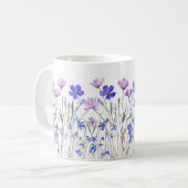 Mug Lila Aquarell Flumenwiese (Devant gauche)