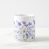 Mug Lila Aquarell Flumenwiese (Centre)