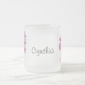 Mug - Lilac fleurit avec le nom (Centre)