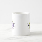 Mug Lilac Floral Monogrammé (Centre)