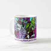 Mug Lilac flowers blooming garden (Devant gauche)