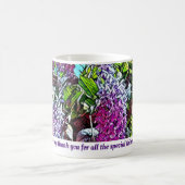 Mug Lilac flowers blooming garden (Centre)