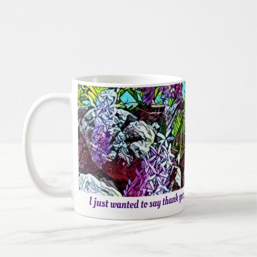 Mug Lilac flowers blooming garden (Gauche)