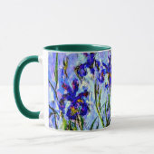Mug Lilac Irises par Claude Monet (Gauche)