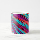 Mug Lilac Orange Turquoise Abstrait Géométrique (Centre)