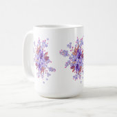 Mug Lilac oublie-me-pas Mariage de fleurs (Devant gauche)