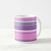 Mug Lilac rayures (Devant droit)