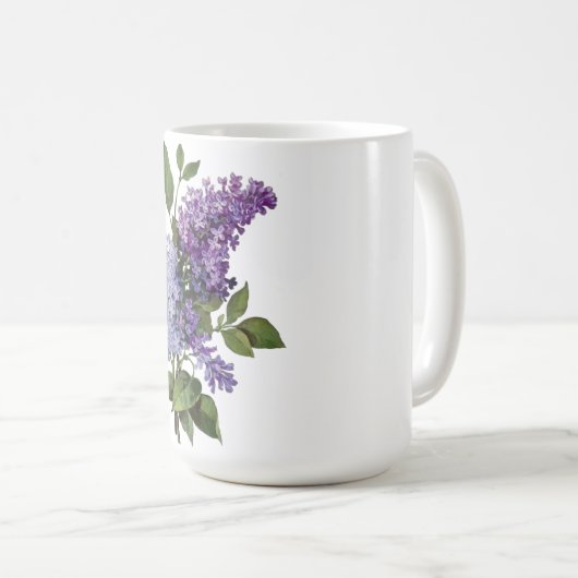 Mug Lilacs frais - French Country Home Décor (Devant droit)