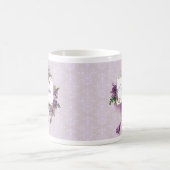 Mug Lilacs vintage Personnalisé (Centre)