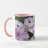 Mug lilas, clematis, belle, fleur, fleur lilas, (Gauche)