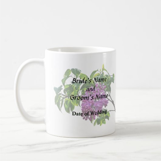 Mug Lilas en fleurs (Gauche)