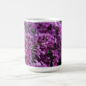 Mug lilas rose violet romantique rose floral photo (Centre)
