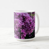Mug lilas rose violet romantique rose floral photo (Devant droit)