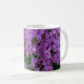 Mug Lilas violet romantique élégant violet photo flora (Devant droit)