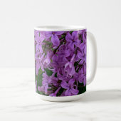 Mug Lilas violet romantique élégant violet photo flora (Devant droit)