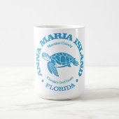 Mug L'île Anna Maria (tortue de mer) (Centre)
