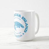 Mug L'île Anna Maria (tortue de mer) (Devant droit)