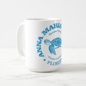 Mug L'île Anna Maria (tortue de mer) (Devant gauche)