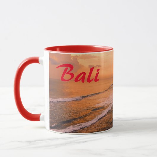 Mug L'île de Bali Sea Wave Sunset Beach Shore (Gauche)