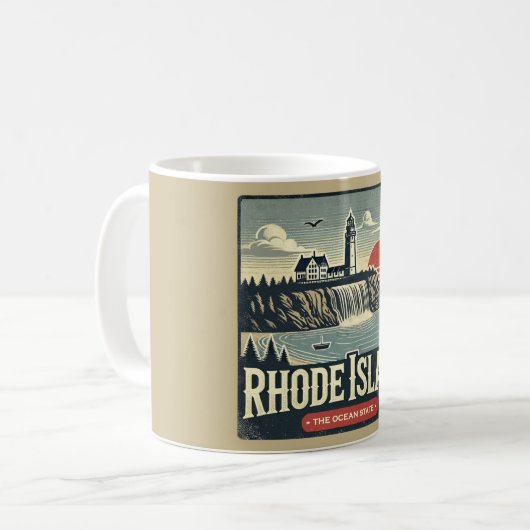 Mug L'île Rhode (Devant gauche)
