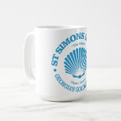 Mug L'île St Simons (coquillage) (Devant gauche)