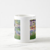 Mug Lilies 2 - Chat noir et blanc (Centre)