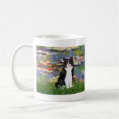 Mug Lilies 2 - Chat noir et blanc (Gauche)