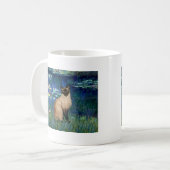 Mug Lilies 5 - Point de phoque Chat siamois (Devant gauche)