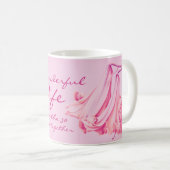 Mug Lilies Merveilleuse Femme 30e anniversaire fleur r (Devant droit)
